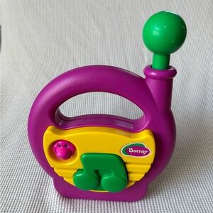 Vintage Purple Barney Musical Radio Talking 1998 works